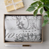 Bird Script Decoupage Paper Tissuepapier (Geschenk)