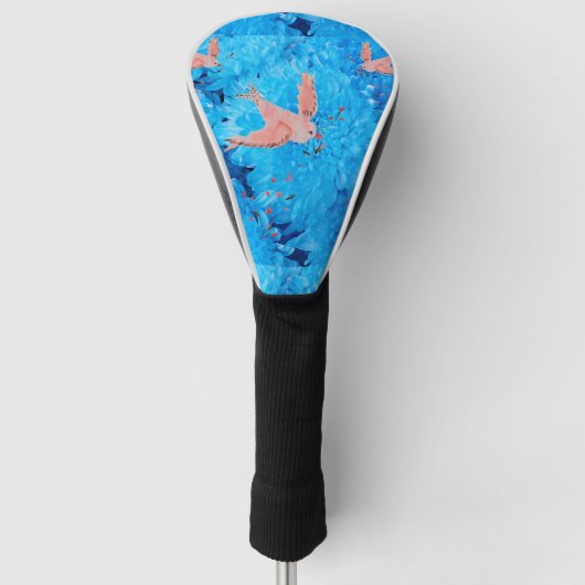 Bird Seamless Pattern Golfheadcover (Voorkant)