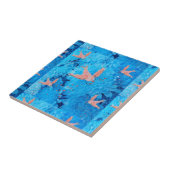 Bird Seamless Pattern Tegeltje (Zijkant)