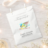 Bird Seed Packet Memorial Funeral Favor Bag Bedankzakje (Geknipt)