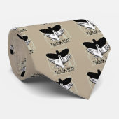 Bird Shadow Puppet Hand Vintage Stropdas (Opgerold)