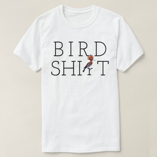 Bird Shirt Hoopoe (Design voorkant)