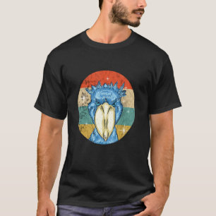 Bird Shoebill Bird Retro Vintage African Stork Bi T-shirt