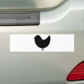 Bird Silhouette Design! Bumpersticker (Op auto)