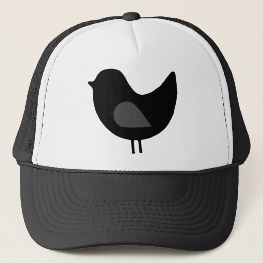 Bird Silhouette Design! Trucker Pet (Voorkant)