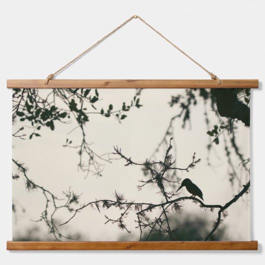 Bird Silhouette Hangend Wandkleed (Voorkant)