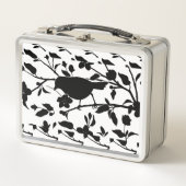 Bird Silhouette Metal Lunch Box (Voorkant)