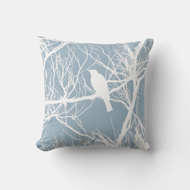 Bird silhouette Pillow I Kussen (Voorkant)