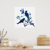 Bird Silhouette Poster (Keuken)