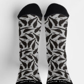 Bird Silhouettes Pattern Socks Sokken (Top)