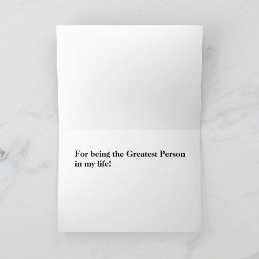 Bird Singing Bedankkaart (Binnen)