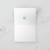 Bird Singing Feestdagen Kaart (Binnen)