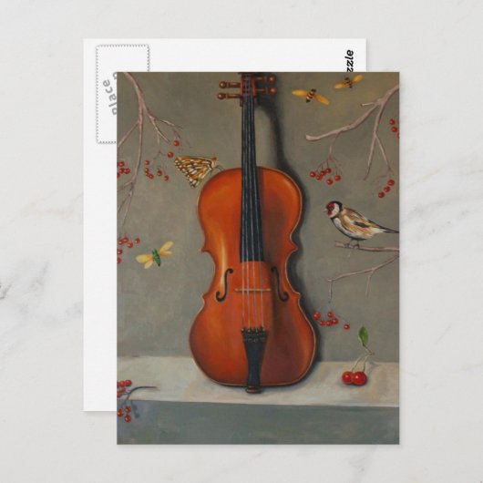 Bird Song Briefkaart (Voorkant / Achterkant)