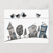 Bird song briefkaart (Voorkant)