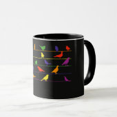 Bird Song, colorful design Mok (Voorkant rechts)