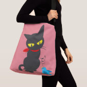 Bird song crossbody tas (Dichtbij)