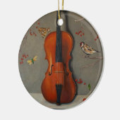 Bird Song Keramisch Ornament (Links)