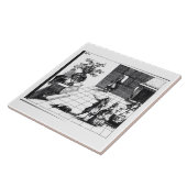 Bird song musical tree, uitgegeven c.1670 (engravi tegeltje (Zijkant)