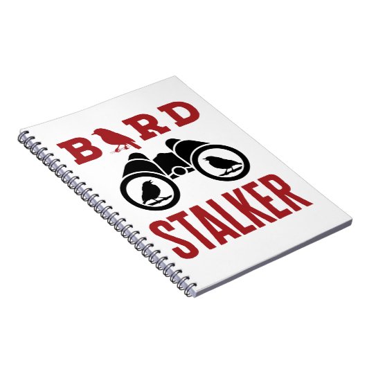 Bird Stalker Birdwatch Bird Watcher Watcher Notitieboek (Rechterzijde)