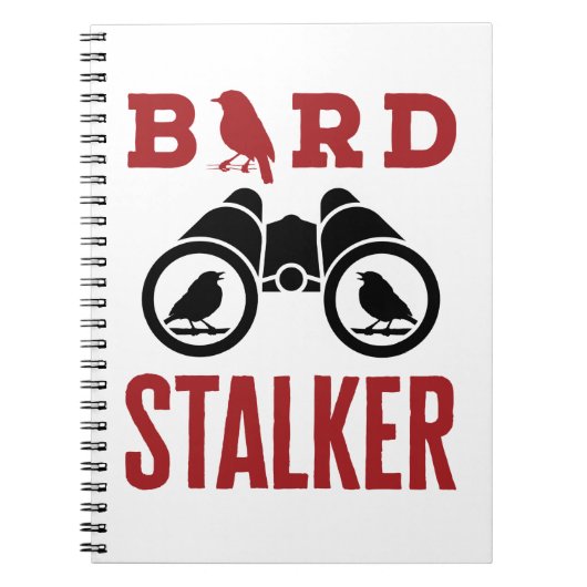 Bird Stalker Birdwatch Bird Watcher Watcher Notitieboek (Voorkant)