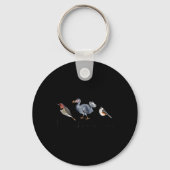 Bird Subtle Flicker Dodo Titmouse Sleutelhanger (Voorkant)