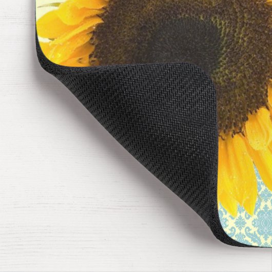  Bird Sunflower MousePad Muismat (Hoek)