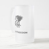 Bird Sweet Freedom Matglas Bierpul (Voorkant links)