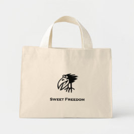 Bird Sweet Freedom Mini Tote Bag