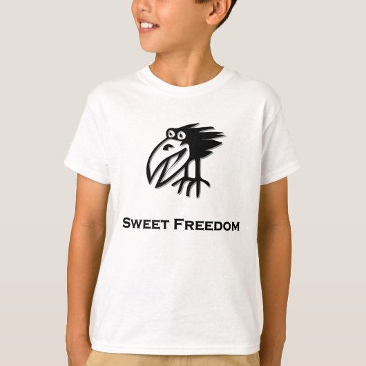 Bird Sweet Freedom T-shirt (Voorkant)
