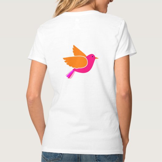Bird Sweet Mother Day Special T-shirt (Achterkant)