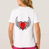 Bird t-shirts ontwerp voor vrouwen. (Achterkant)