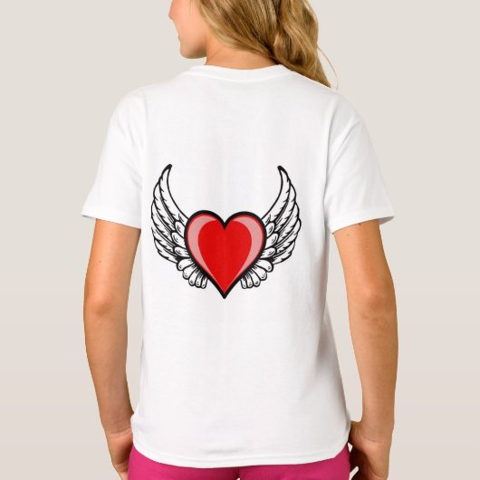 Bird t-shirts ontwerp voor vrouwen. (Achterkant)