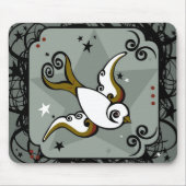Bird Tattoo Mousepad Muismat (Voorkant)