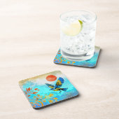 Bird Tree Sun Bier Onderzetter (Rechterzijde)