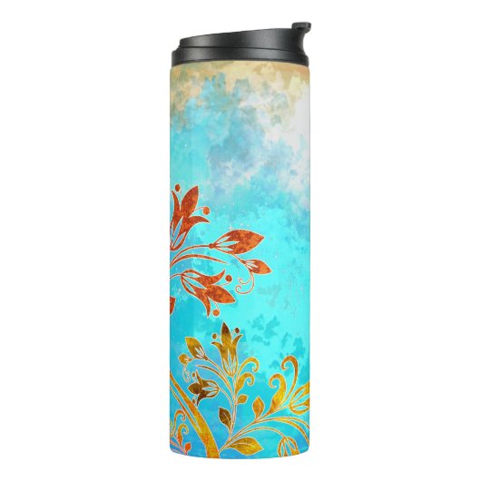 Bird Tree Sun Thermosbeker (Gedraaid links)