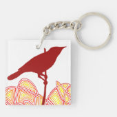 Bird Trivet Sleutelhanger (Achterkant)
