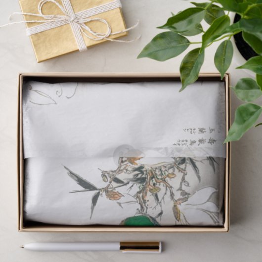 Bird Tropical  Art Tissuepapier (Geschenk)