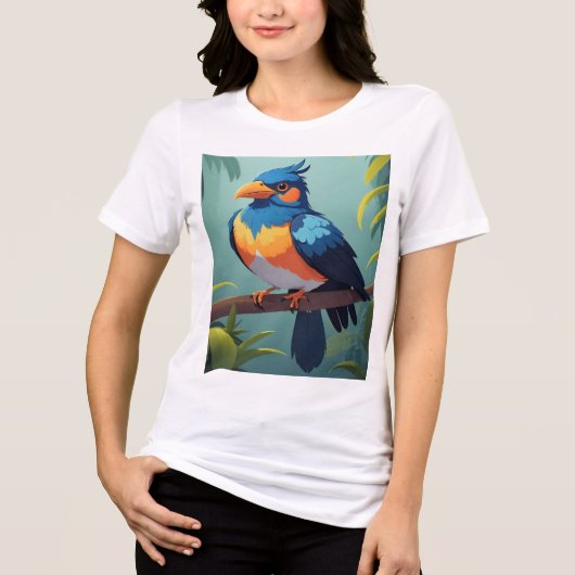 Bird UK T-shirt416z Tri-Blend Shirt (Voorkant)
