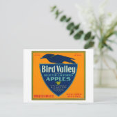 Bird Valley Apple Crate LabelWatsonville, CA Briefkaart (Staand voorkant)