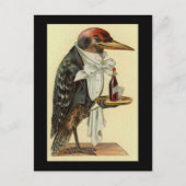 Bird Waiter Briefkaart (Voorkant)