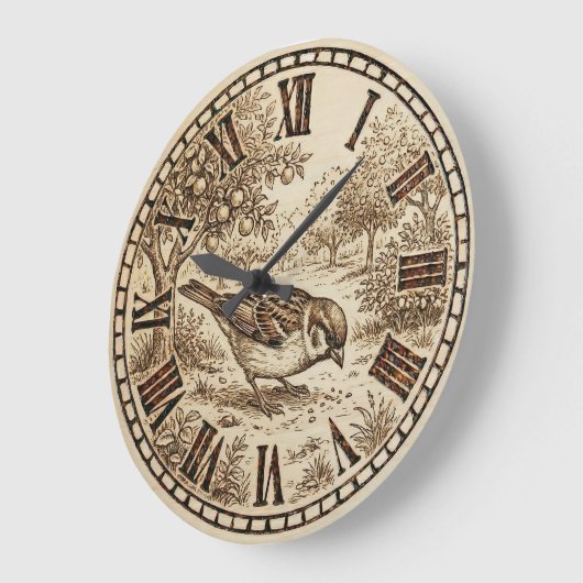  Bird Wall Clock  Grote Klok (Hoek)