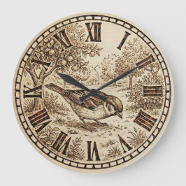 Bird Wall Clock  Grote Klok