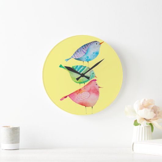 Bird Wall Clock Grote Klok (Huis)