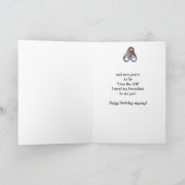 Bird Watcher 30th Birthday Humor Over the Hill Kaart (Binnen)