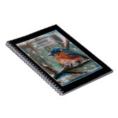 Bird Watcher Journal met Bluebird Art Notitieboek (Rechterzijde)