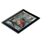 Bird Watcher Journal met Bluebird Art Notitieboek (Linkerzijde)