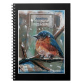 Bird Watcher Journal met Bluebird Art Notitieboek (Voorkant)