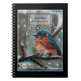 Bird Watcher Journal met Bluebird Art Notitieboek