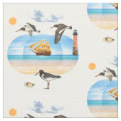 Bird Watcher Oystercatchers Stof (Close Up)