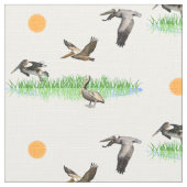 Bird Watcher Pelicans Stof (Close Up)